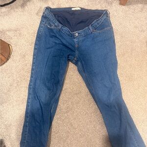 Abercrombie & Fitch Dark Blue Boot Cut Jeans Maternity